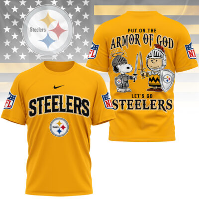Pittsburgh Steelers | Premium NFL Armor of God 3D Shirt