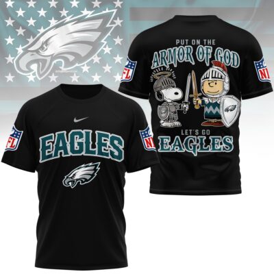 Philadelphia Eagles | Premium NFL Armor of God 3D Shirt