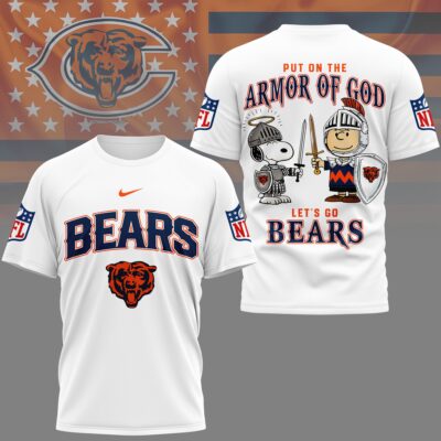 Chicago Bears | Premium NFL Armor of God 3D Shirt