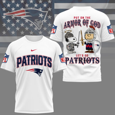 New England Patriots | Premium NFL Armor of God 3D Shirt