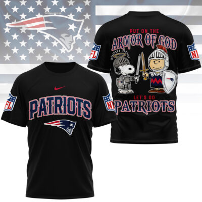 New England Patriots | Premium NFL Armor of God 3D Shirt
