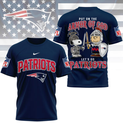 New England Patriots | Premium NFL Armor of God 3D Shirt