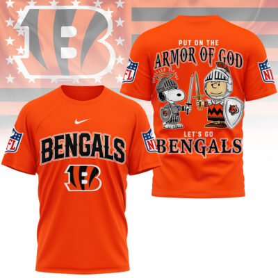 Cincinnati Bengals | Premium NFL Armor of God 3D Shirt