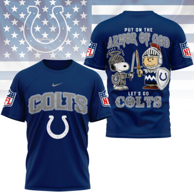 Indianapolis Colts | Premium NFL Armor of God 3D Shirt