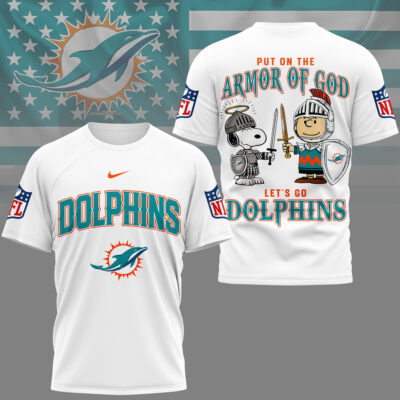Miami Dolphins | Premium NFL Armor of God 3D Shirt