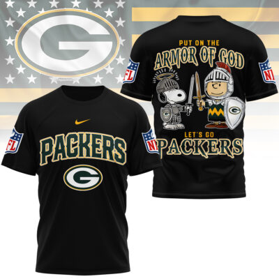 Green Bay Packers | Premium NFL Armor of God 3D Shirt