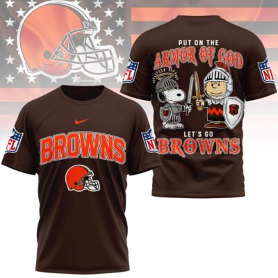 Cleveland Browns | Premium NFL Armor of God 3D Shirt