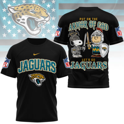 Jacksonville Jaguars | Premium NFL Armor of God 3D Shirt
