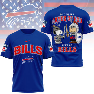 Buffalo Bills | Premium NFL Armor of God 3D Shirt