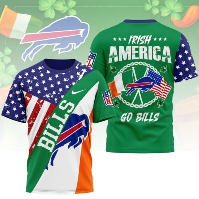Buffalo Bills | Premium NFL Irish America 3D Shirt