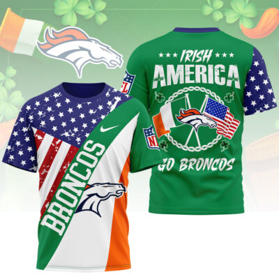 Denver Broncos | Premium NFL Irish America 3D Shirt