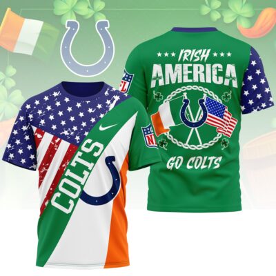 Indianapolis Colts | Premium NFL Irish America 3D Shirt