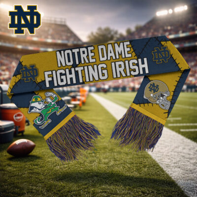 Notre Dame Fighting Irish | Premium NCAA Game Day Scarf - 115cm