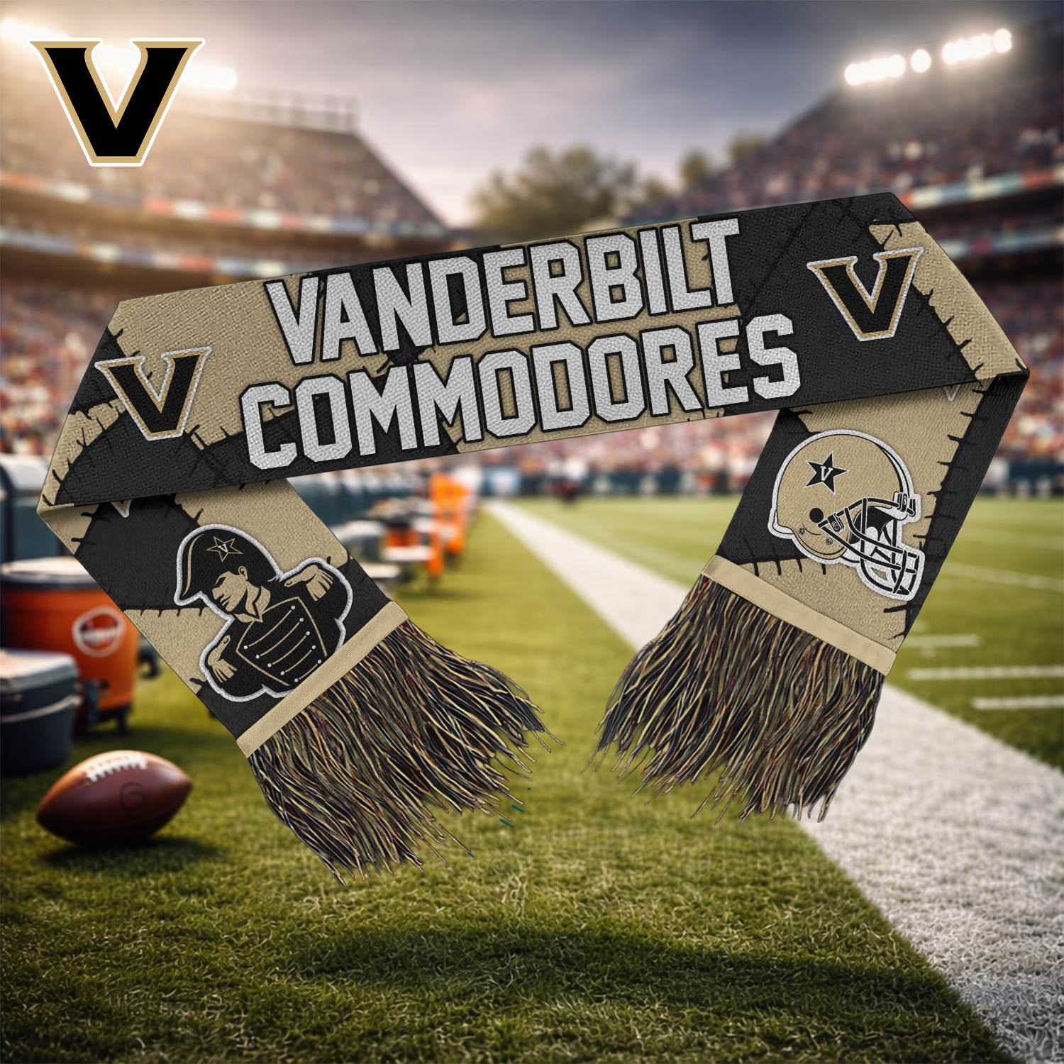 Vanderbilt Commodores | Premium NCAA Game Day Scarf