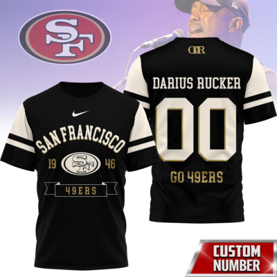 San Francisco 49ers | Premium NFL Darius Rucker Fan 3D Shirt