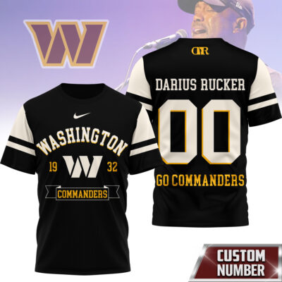 Washington Commanders | Premium NFL Darius Rucker Fan 3D Shirt