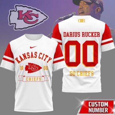 Kansas City Chiefs | Premium NFL Darius Rucker Fan 3D Shirt