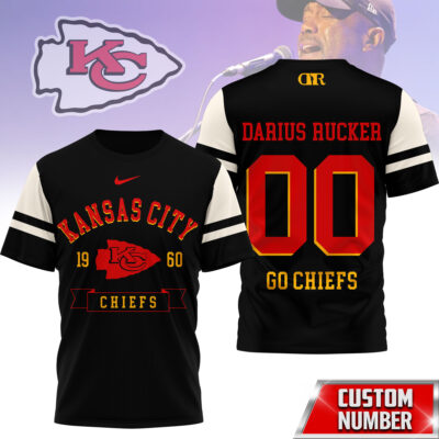 Kansas City Chiefs | Premium NFL Darius Rucker Fan 3D Shirt
