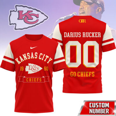 Kansas City Chiefs | Premium NFL Darius Rucker Fan 3D Shirt