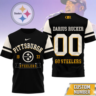 Pittsburgh Steelers | Premium NFL Darius Rucker Fan 3D Shirt
