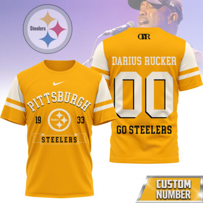 Pittsburgh Steelers | Premium NFL Darius Rucker Fan 3D Shirt