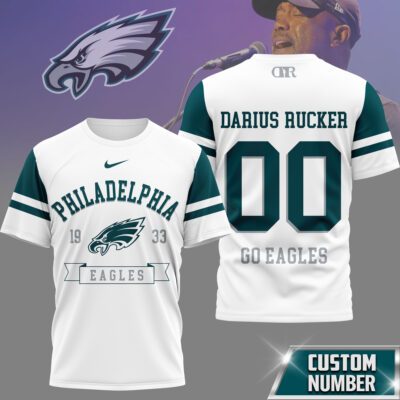 Philadelphia Eagles | Premium NFL Darius Rucker Fan 3D Shirt