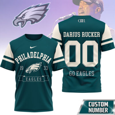 Philadelphia Eagles | Premium NFL Darius Rucker Fan 3D Shirt