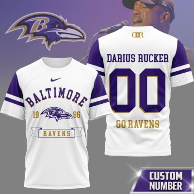 Baltimore Ravens | Premium NFL Darius Rucker Fan 3D Shirt