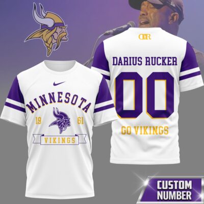 Minnesota Vikings | Premium NFL Darius Rucker Fan 3D Shirt