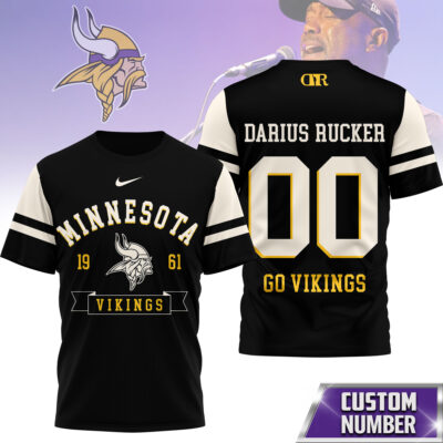 Minnesota Vikings | Premium NFL Darius Rucker Fan 3D Shirt