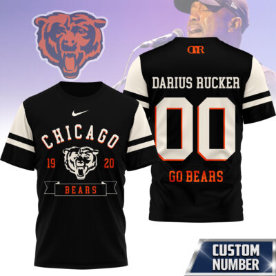 Chicago Bears | Premium NFL Darius Rucker Fan 3D Shirt