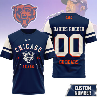 Chicago Bears | Premium NFL Darius Rucker Fan 3D Shirt