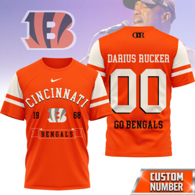 Cincinnati Bengals | Premium NFL Darius Rucker Fan 3D Shirt