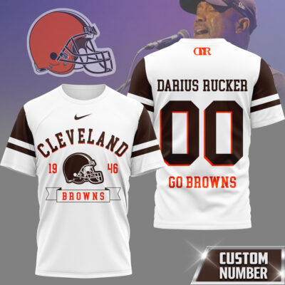 Cleveland Browns | Premium NFL Darius Rucker Fan 3D Shirt
