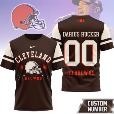 Cleveland Browns | Premium NFL Darius Rucker Fan 3D Shirt