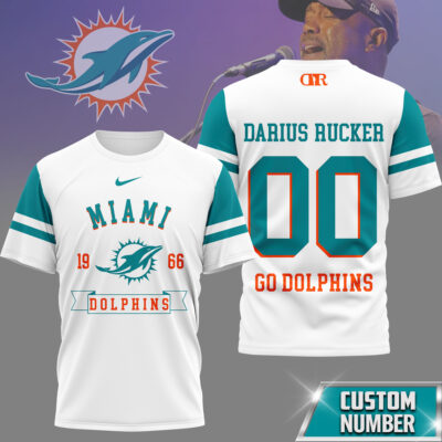 Miami Dolphins | Premium NFL Darius Rucker Fan 3D Shirt