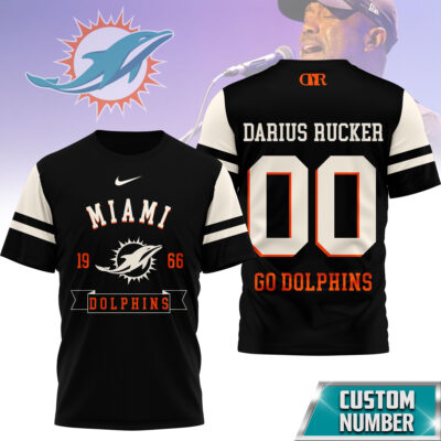 Miami Dolphins | Premium NFL Darius Rucker Fan 3D Shirt