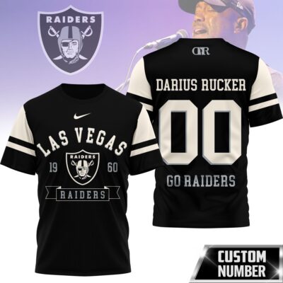 Las Vegas Raiders | Premium NFL Darius Rucker Fan 3D Shirt