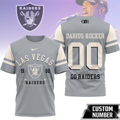 Las Vegas Raiders | Premium NFL Darius Rucker Fan 3D Shirt