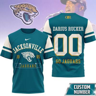 Jacksonville Jaguars | Premium NFL Darius Rucker Fan 3D Shirt