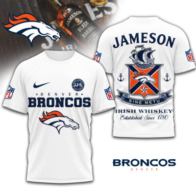 Denver Broncos | Premium NFL Jameson Irish Whiskey 3D Shirt