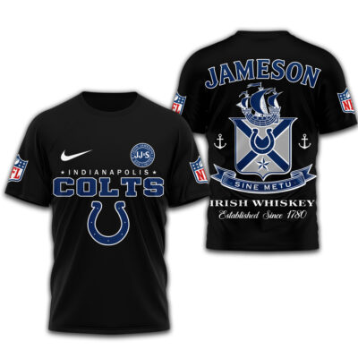 Alternative view of Indianapolis Colts | Premium NFL Jameson Irish Whiskey 3D Shirt