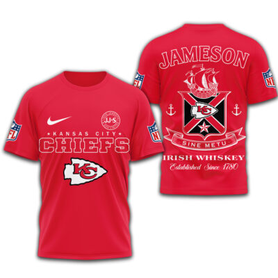 Kansas City Chiefs | Premium NFL Jameson Irish Whiskey 3D Shirt