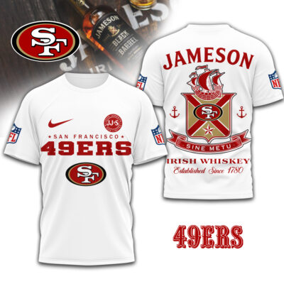 San Francisco 49ers | Premium NFL Jameson Irish Whiskey 3D Shirt