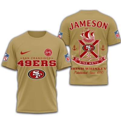 San Francisco 49ers | Premium NFL Jameson Irish Whiskey 3D Shirt
