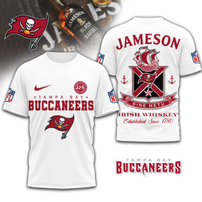 Tampa Bay Buccaneers | Premium NFL Jameson Irish Whiskey 3D Shirt