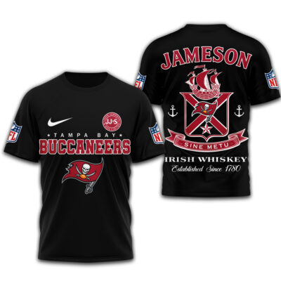 Alternative view of Tampa Bay Buccaneers | Premium NFL Jameson Irish Whiskey 3D Shirt