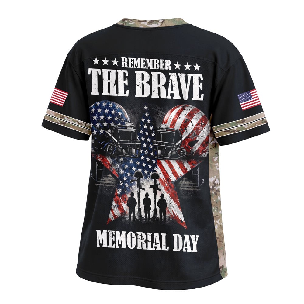 Baltimore Ravens | Premium NFL Memorial Day V-neck Baseball Jersey - Image 3