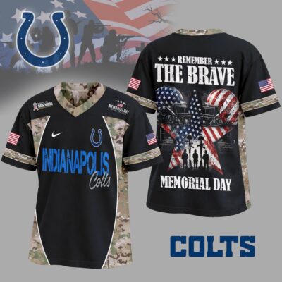 Indianapolis Colts | Premium NFL Memorial Day V-neck Baseball Jersey