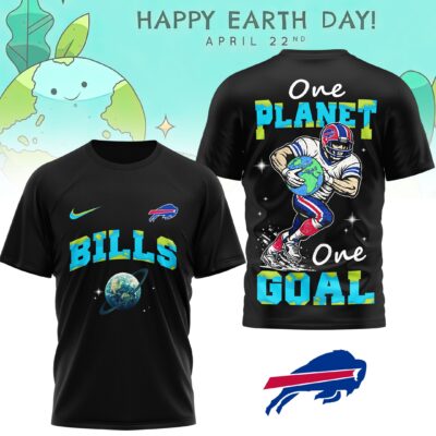 Buffalo Bills | Premium NFL x Earth Day 3D Shirt
